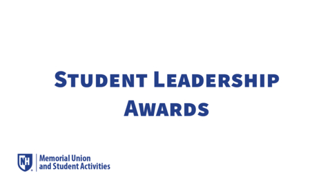 Thumbnail for entry Student Leadership Awards 2020