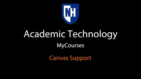 Thumbnail for entry myCourses - Canvas Support.mov