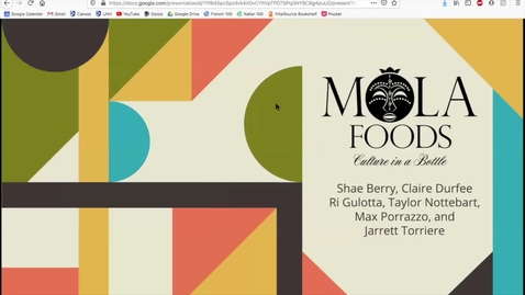 Thumbnail for UNH URC 2020 Mola Foods Marketing Workshop Presentation
