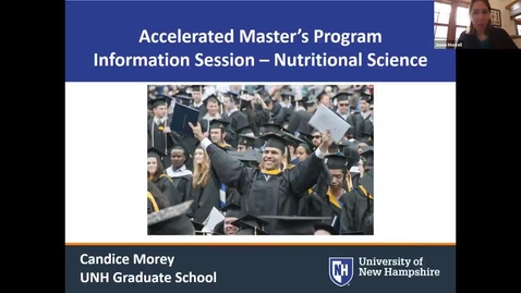 Thumbnail for Info Sessions | Accelerated MS in Nutrition @ UNH