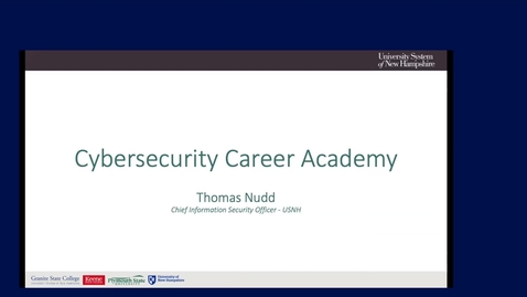 Thumbnail for entry Cybersecurity Careers