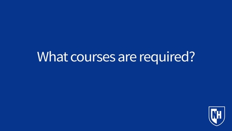 Thumbnail for What Courses Are Required?