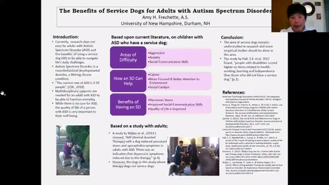 Thumbnail for entry The Benefits of Service Dogs for Adults with Autism Spectrum Disorder