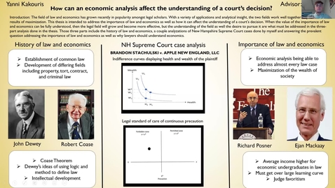 Thumbnail for entry HONORS.How can an economic analysis affect the understanding of a court’s decision