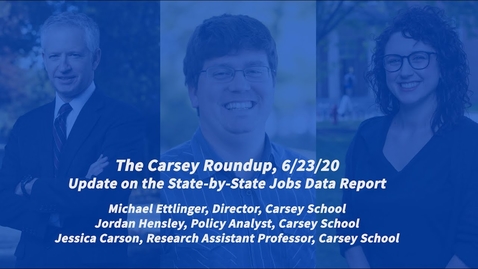 Thumbnail for The Carsey Roundup: Update on the State-by-State Jobs Data