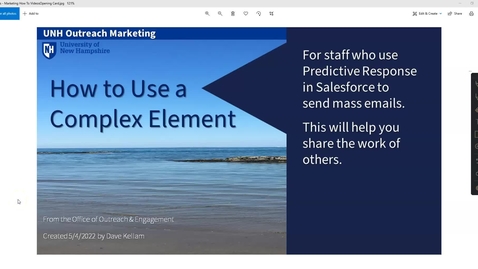 Thumbnail for How to use complex element