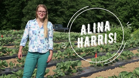 Thumbnail for entry Alina Harris, UNH Agricultural Sciences Grad Student