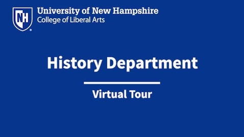 Thumbnail for entry History Department Virtual Tour