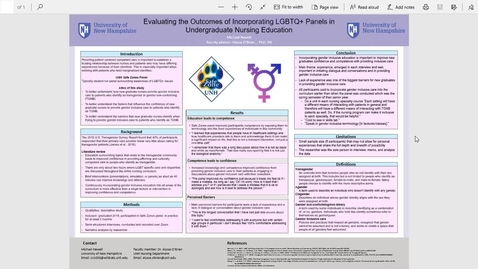 Thumbnail for entry Evaluating the Outcomes of Incorporating LGBTQ+ Panels in Undergraduate Nursing Education