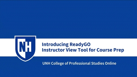 Thumbnail for ReadyGo Instructor View Tool Overview