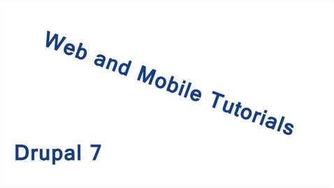 Thumbnail for Drupal 7 Training: File Browser