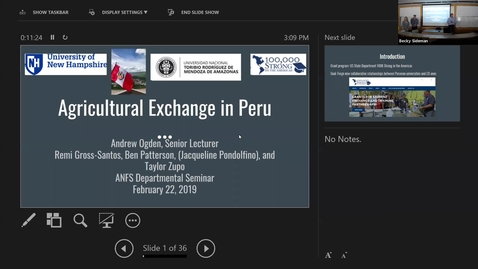 Thumbnail for ANFS Seminar: Andrew Ogden and Peru Travellers, 22 Feb 2019