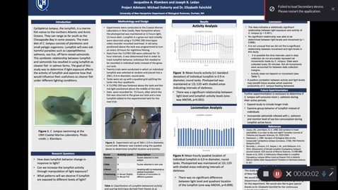 Thumbnail for entry Examining Behavior of Lumpfish, Cyclopterus lumpus, Under Different Light Levels