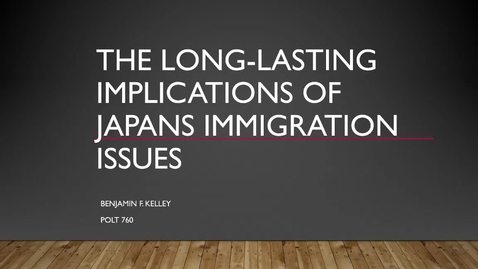 Thumbnail for The Long-Lasting Implications of Japan's Immigration Issues