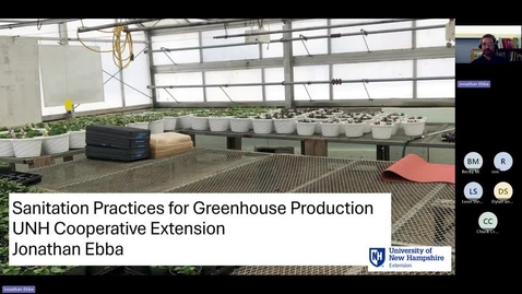 Thumbnail for Sanitation practices for greenhouse production