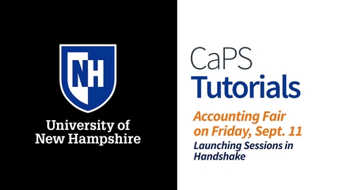 Thumbnail for Accounting Fair: Launching Sessions in Handshake