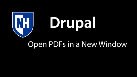Thumbnail for Drupal - Open PDFs in a new window