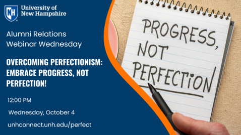 Thumbnail for OVERCOMING PERFECTIONISM: EMBRACE PROGRESS, NOT PERFECTION!