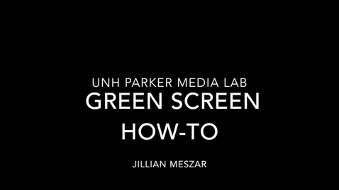 Thumbnail for GreenScreenTutorial (Source)