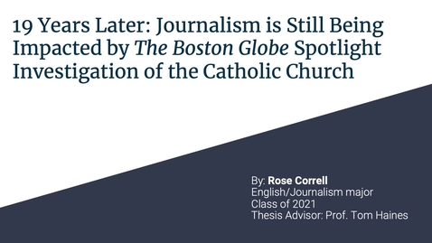 Thumbnail for Rosie Correll, URC 2021 Presentation