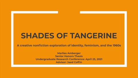 Thumbnail for Marlies Amberger, URC 2021 Presentation