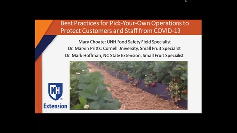 Thumbnail for entry Best Practices for Pick-Your-Own Operations to Protect Customers and Staff from COVID-19