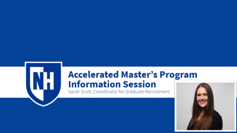 Thumbnail for Accelerated Master's Virtual Information Session 
