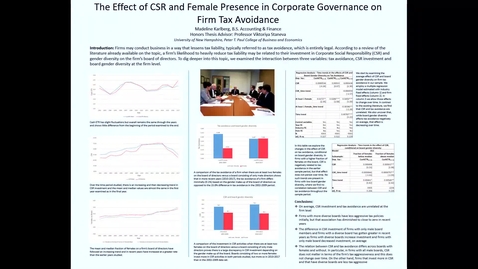 Thumbnail for entry HONORS.The-Effect-of-CSR-and-Female-Presence-in-Corporate-Governance-on-Firm-Tax-Avoidance