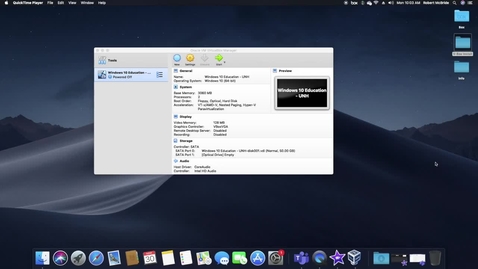 Thumbnail for Running VirtualBox