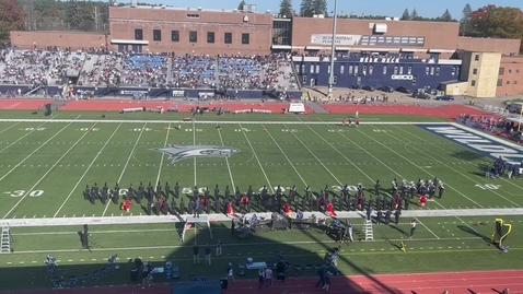 Thumbnail for entry UNH Wildcat Marching Band Halftime Show October 22, 2022
