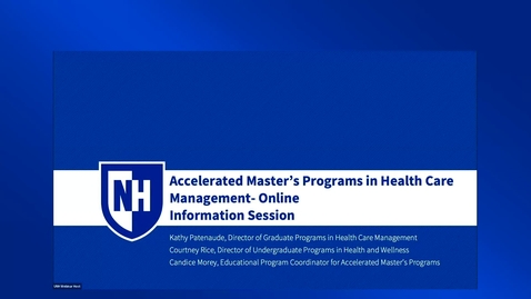 Thumbnail for Accelerated Master's Info Session 2-8-24