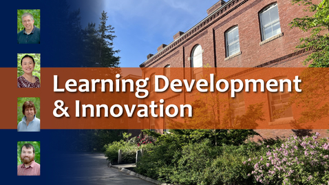 Thumbnail for entry UNH Learning Development and Innovation