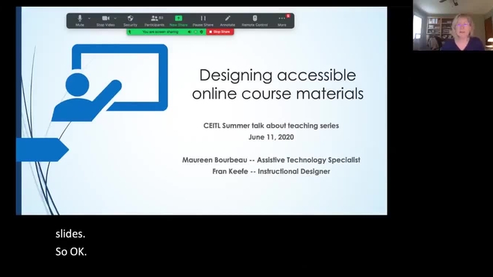 Thumbnail for channel Accessible Course Materials - Training and Support