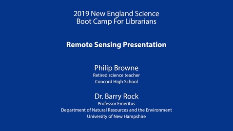 Thumbnail for entry Remote Sensing Presentation: Rock &amp; Browne