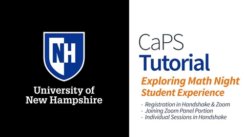 Thumbnail for Exploring Math Night: Student Experience Walkthrough