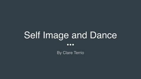 Thumbnail for Self Image and Dance