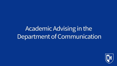 Thumbnail for Academic Advising for Communication Majors