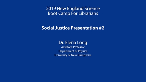 Thumbnail for Social Justice Presentation: Long