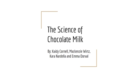 Thumbnail for The Science of Chocolate Milk