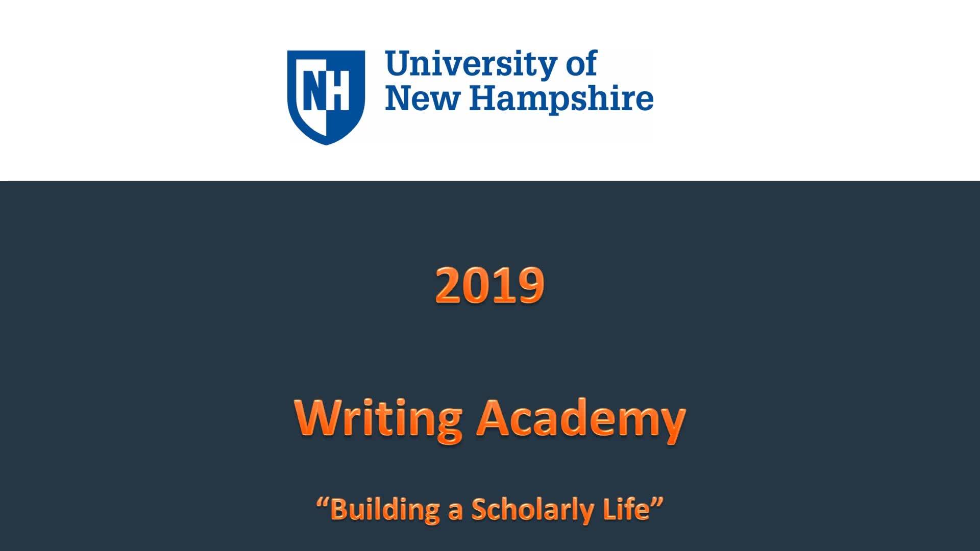 Writing Academy University Of New Hampshire