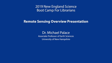 Thumbnail for Remote Sensing Overview Presentation: Palace