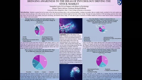 Thumbnail for entry Honors.Bringing Awareness to the Ideas of Psychology Driving the Stock Market