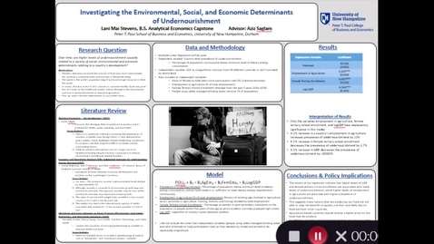 Thumbnail for entry Determinants of Undernourishment