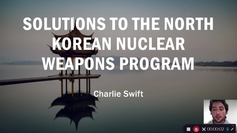 Thumbnail for entry The Threat of North Korean Nuclear Weapons Program