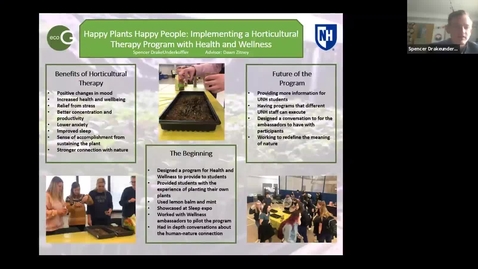 Thumbnail for ECOG-Happy Plants Happy People: Building a Horticultural Therapy Program with UNH Health and Wellness