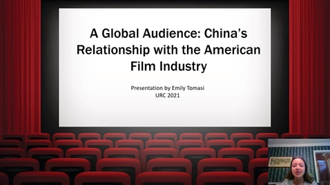 Thumbnail for entry A Global Audience: China’s Relationship with the American Film Industry