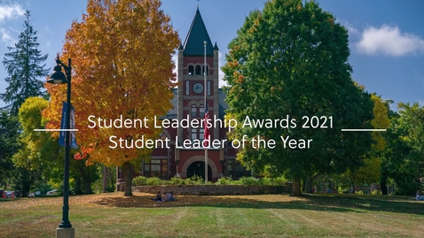 Thumbnail for Student Leader of the Year