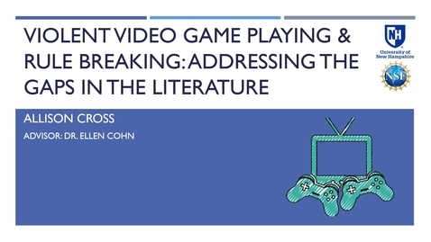 Thumbnail for entry Violent Video Game Playing &amp; Rule-Violating Behavior: Addressing Gaps in the Literature