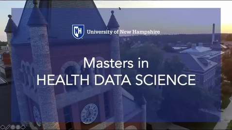 Thumbnail for entry General Information about the MS in Health Data Science program