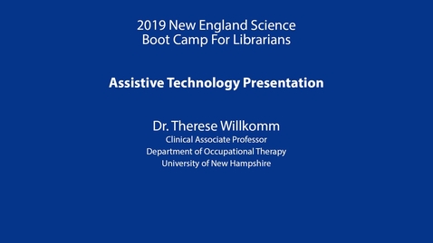 Thumbnail for Assistive Technology Presentation: Willkomm